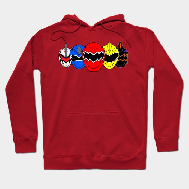 Dino Helmets Hoodie by nickbeta